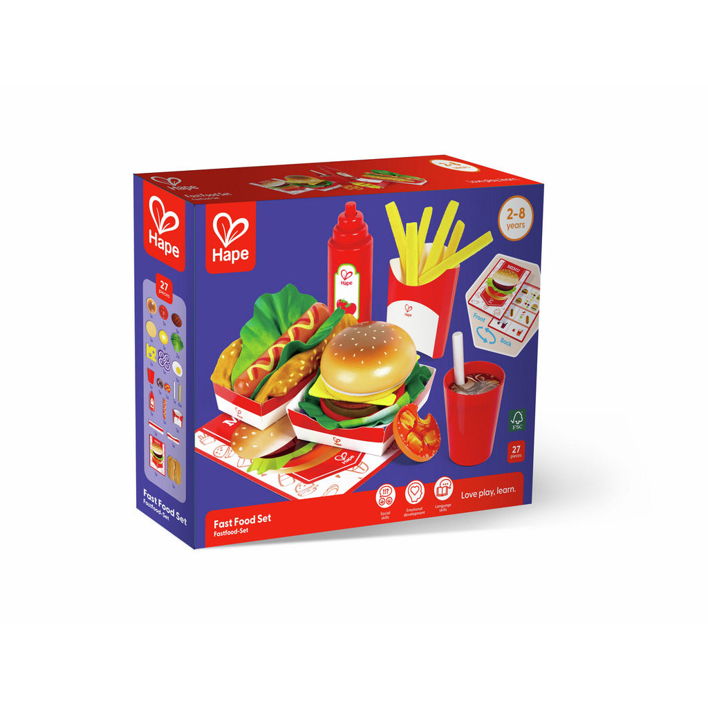 (Pre-Order) Hape Fast Food Set