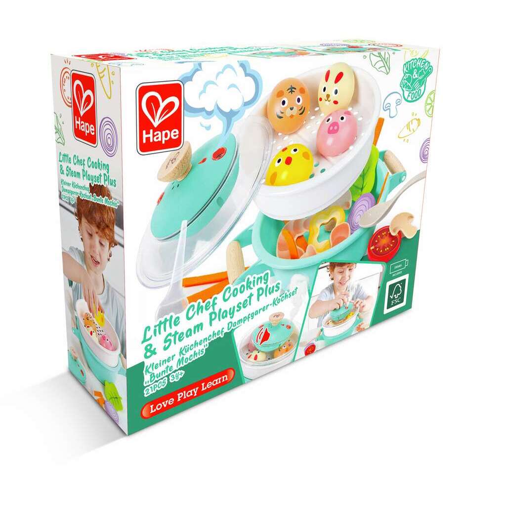 (Pre-Order) Hape Little Chef Cooking & Steam Playset Plus