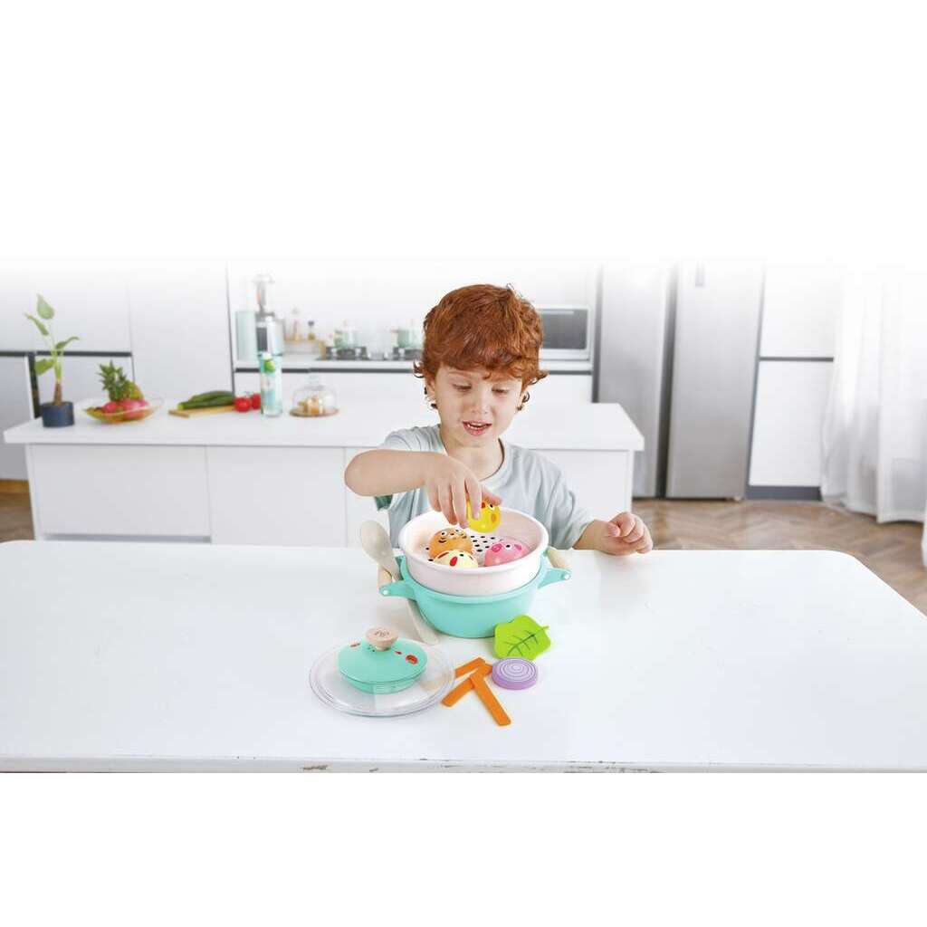 (Pre-Order) Hape Little Chef Cooking & Steam Playset Plus