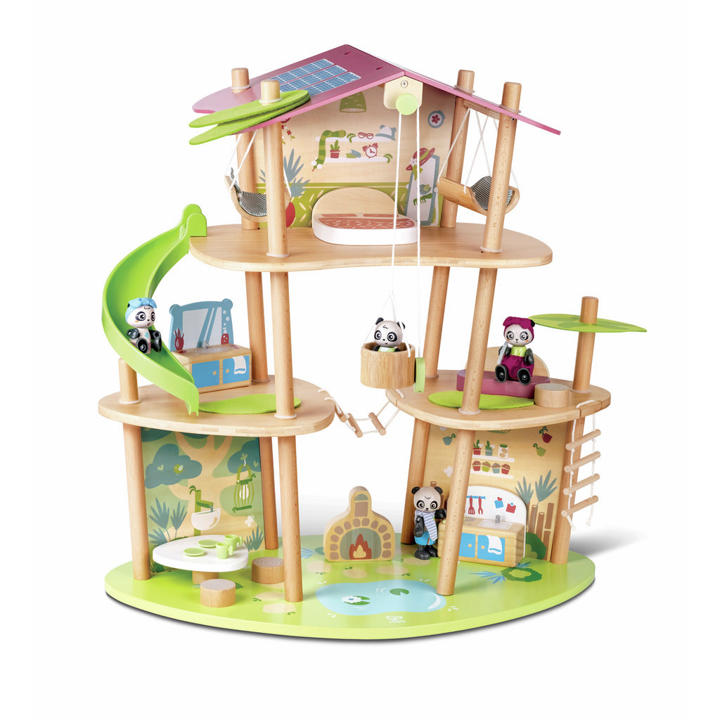 (Pre-Order) Hape Pandas’ Bamboo House