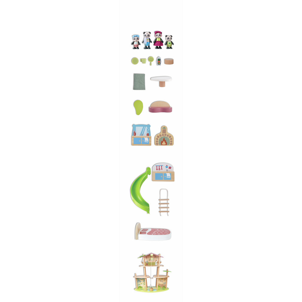 (Pre-Order) Hape Pandas’ Bamboo House