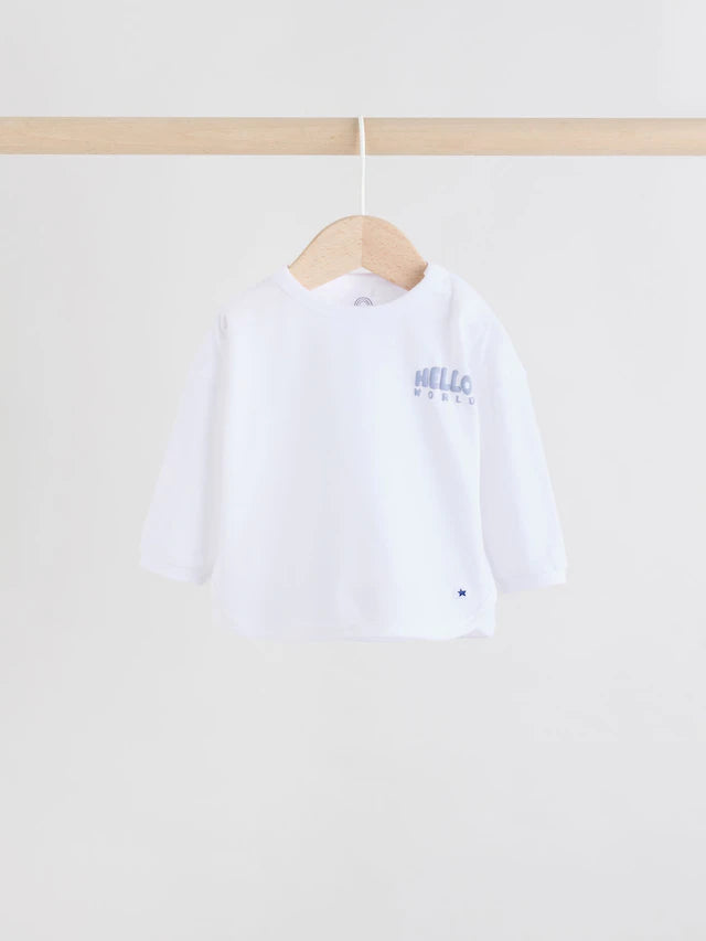 (Pre-Order) Next Stripe Baby Jersey Jacket, Bodysuit and Leggings 3 Piece Set