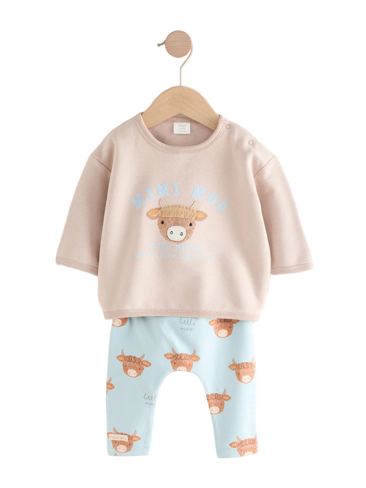 (Pre-Order) Baby Sweatshirt and Leggings Set