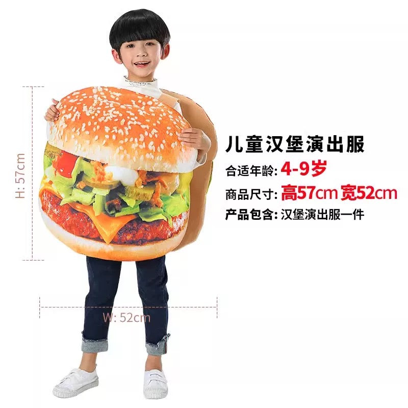 (PREORDER) Mustard/Popcorn/Coke/Ketchup/Burger Costume