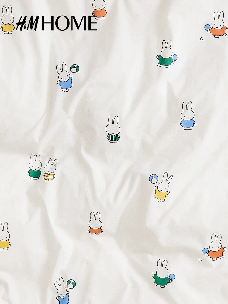 (Pre-order) H&M Home x Miffy Duvet Cover & Pillow Cover Set