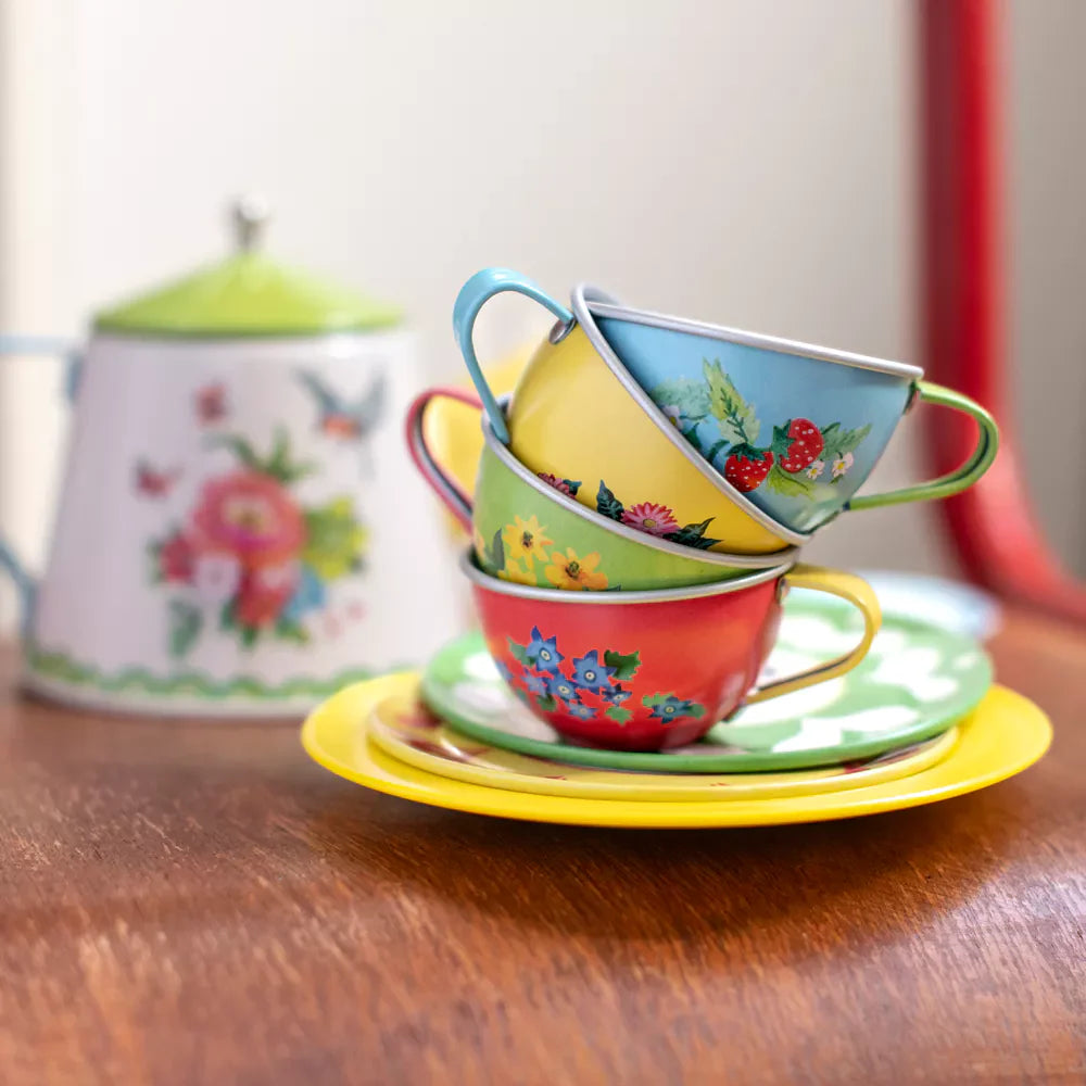 Moulin Roty Metal Tea Set, La Grande Famille