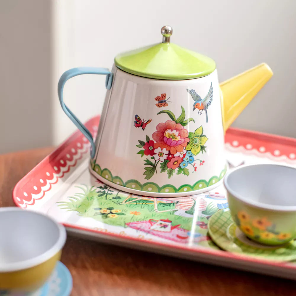 Moulin Roty Metal Tea Set, La Grande Famille
