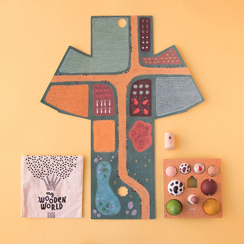 (PRE-ORDER) LONDJI Wooden world farm