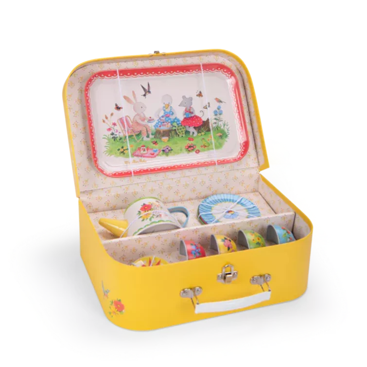 Moulin Roty Metal Tea Set, La Grande Famille
