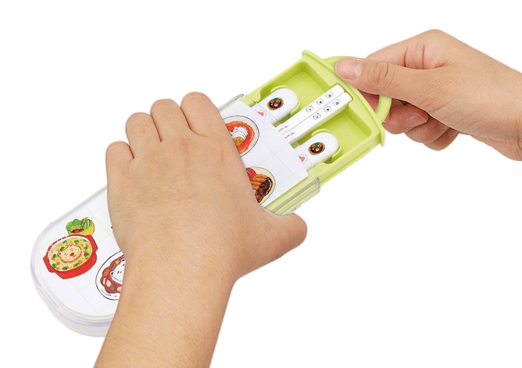 (Pre-Order) Skater Shirokuma Series Chopsticks, Spoon, Fork Set