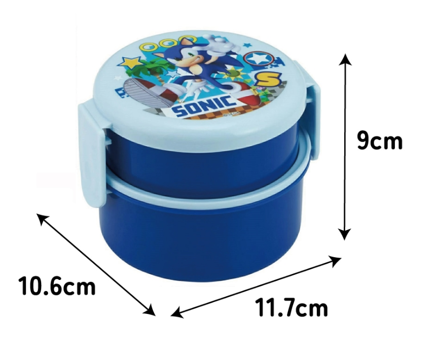 (Pre-Order) Skater Lunch Box 2 Tiers/500ml Sonic