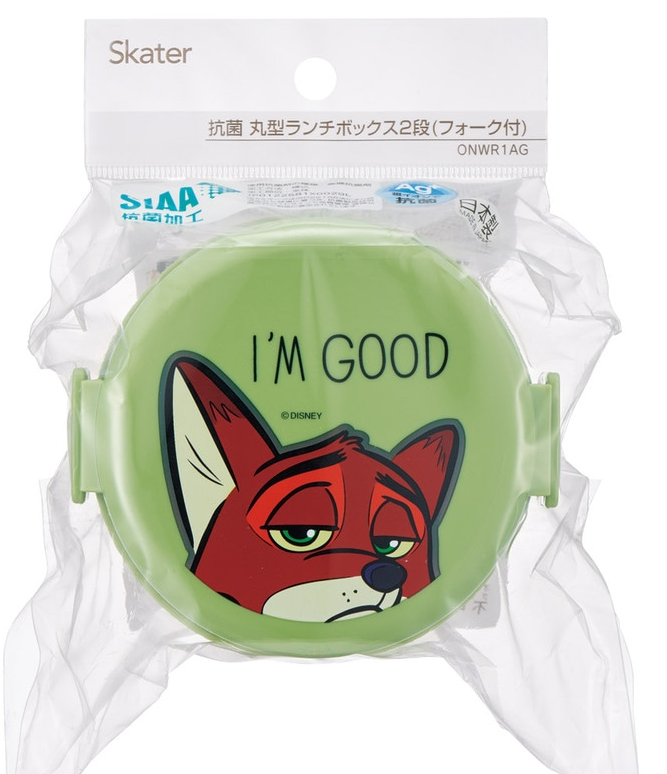 (Pre-Order) Skater Lunch Box 2 Tiers/500ml Zootopia Nick