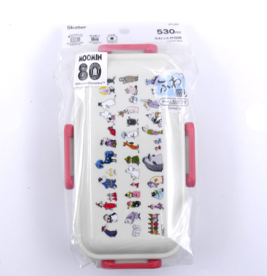 (Pre-Order) Skater Soft and fluffy lunch box, 1-tier/530ml