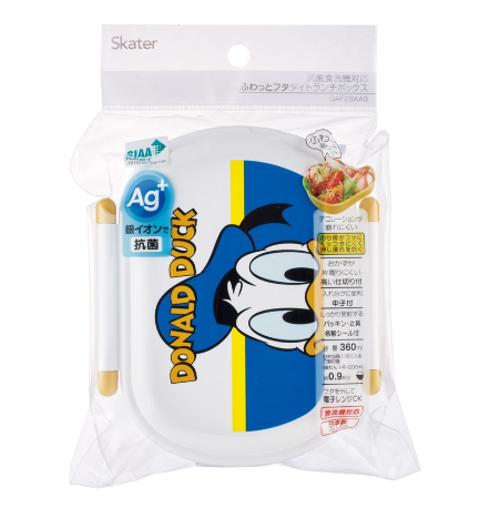 (Pre-Order) Skater Antibacterial 1 Tier/360ml, Donald Duck Design