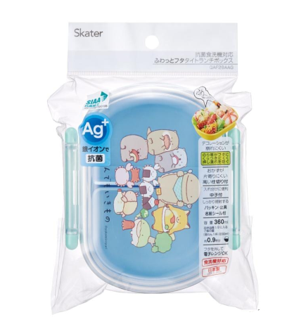 (Pre-Order) Skater Antibacterial 1-tier/360ml, by Nandemoiikimono