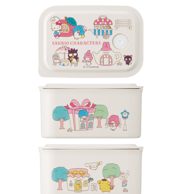 (Pre-Order) Skater Lunch Box 320ml Lunch Box S 1 Tier anrio Character village Kitty My Melo