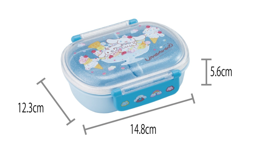 (Pre-Order) Skater Lunch Box Single-Stage Range Compatible Dishwasher Compatible Lunch Box 360ml Cinnamon