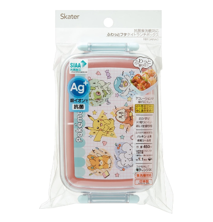 (Pre-Order) Skater Antibacterial, 1 Tier/450ml, Pokémon Popping