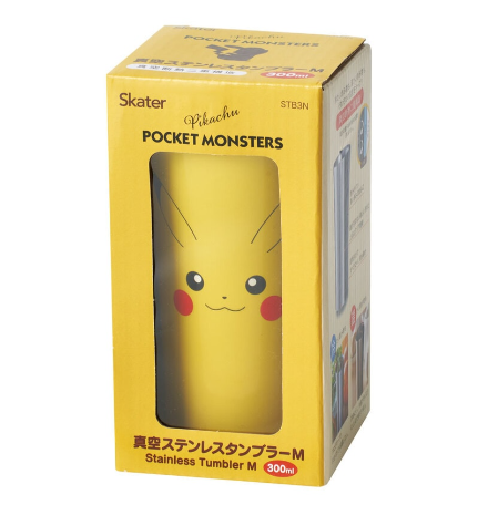 (Pre-Order) Skater Stainless steel tumbler 300ml Pikachu face