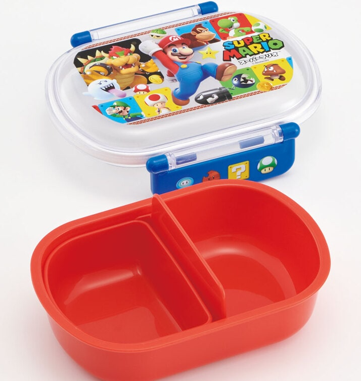 (Pre-Order) Skater Antibacterial Fluffy Lid-Tight Lunch Box 1 Tier/360ml Super Mario