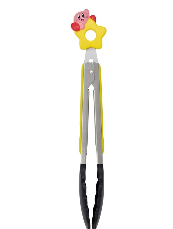 (Pre-Order) Skater Kitchen Tools Tongs Stainless Steel Fashionable Easy to Grab Stir-fry Character Kirby