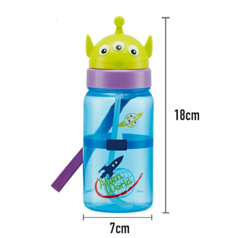 (Pre-Order) Skater Die-cut straw bottle 350ml Snoopy