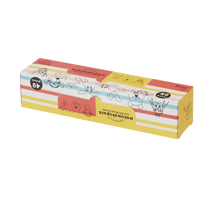 (Pre-Order) Skater Winnie the Pooh PEEK-A-BOO Small plastic bags