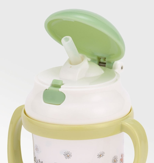 (Pre-Order) Skater Straw Hopper Two-Handed Mug Winnie the Pooh Baby Supplies Goods Drinking Practice Disney