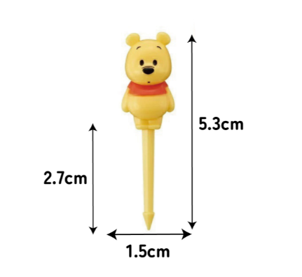 (Pre-Order) Skater Lunch Picks, 4-Pack Winnie the Pooh