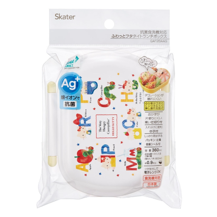 (Pre-Order) Skater + The Very Hungry Caterpillar ento Box with Soft Lid, 1 Tier/360ml