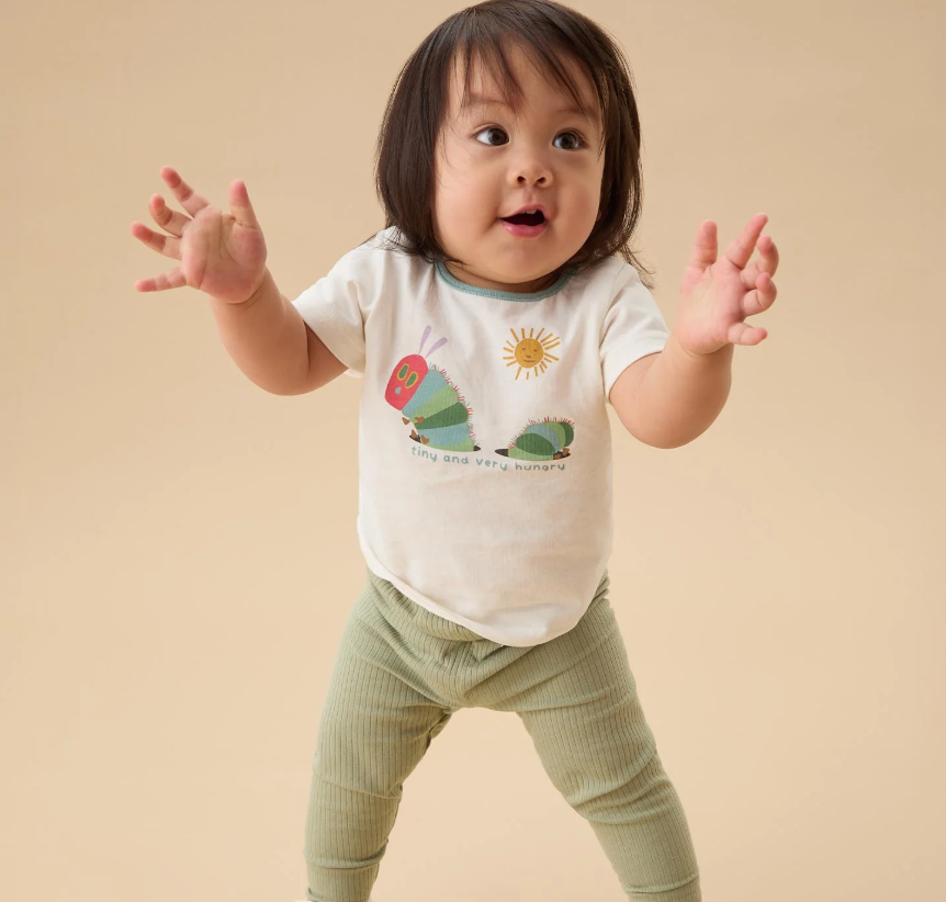 (Pre-Order) Mori + The Very Hungry Caterpillar T-shirt