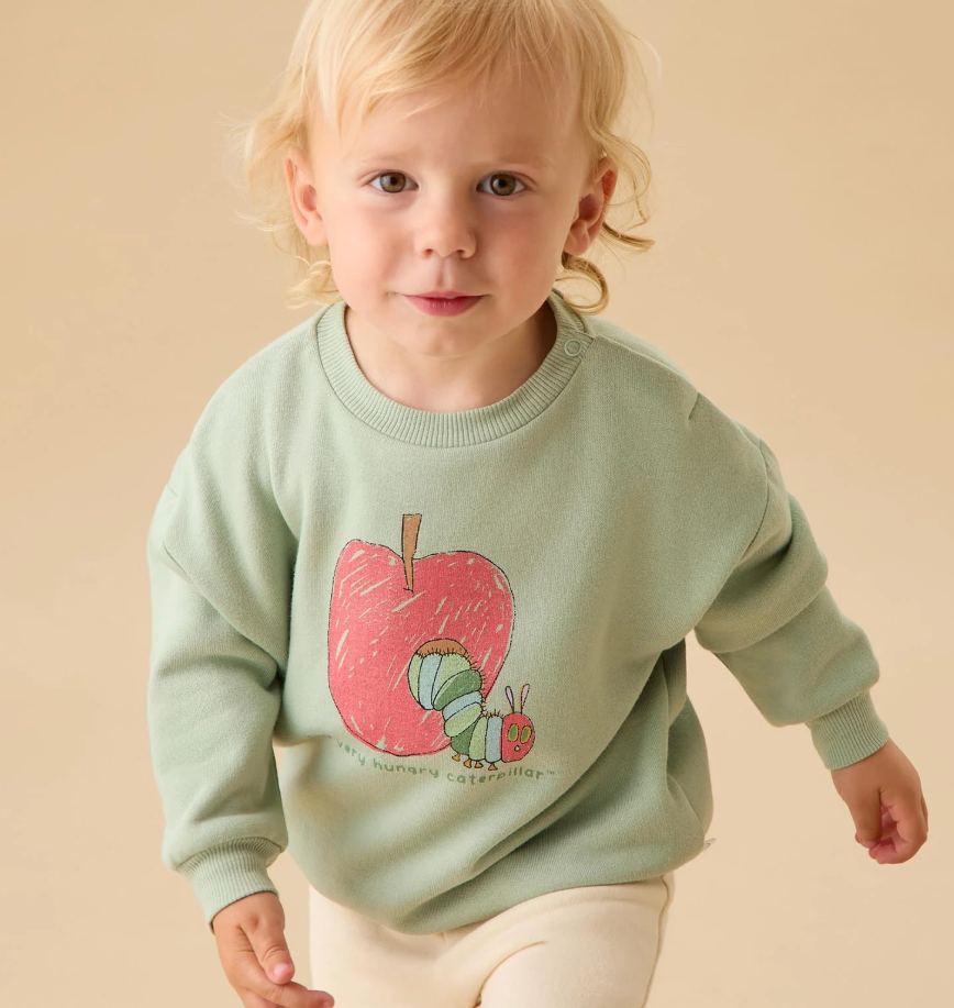 (Pre-Order) Mori + The Very Hungry Caterpillar Sweatshirt