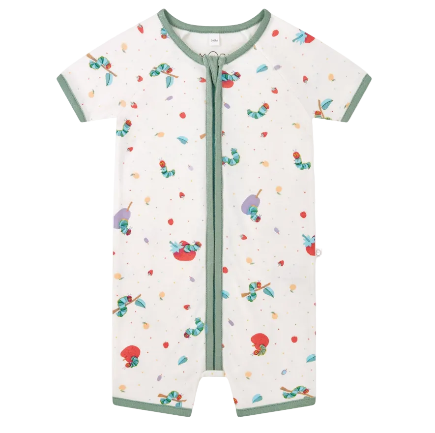 (Pre-Order) Mori + The Very Hungry Caterpillar Zip Summer Sleepsuit