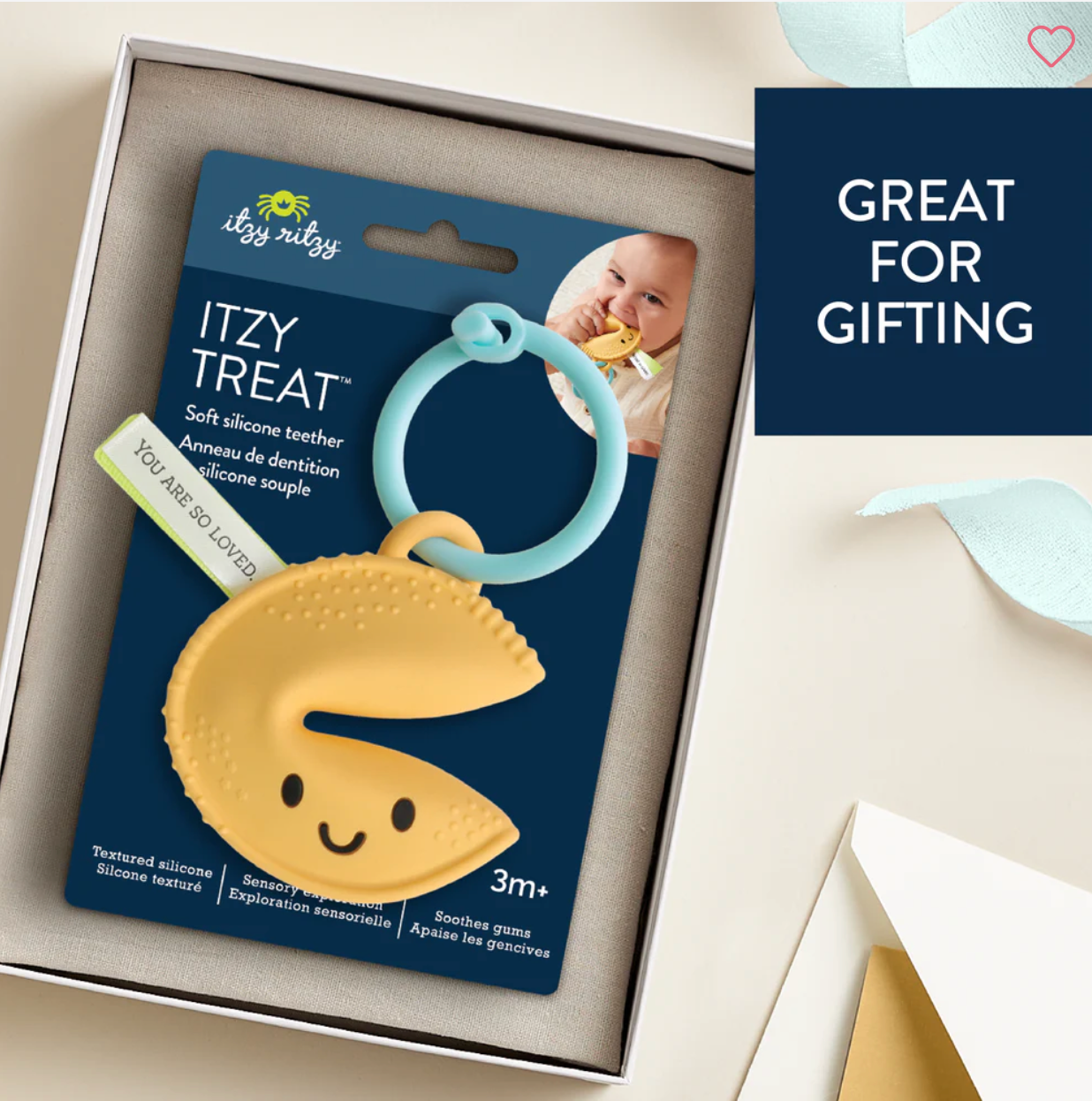 (Pre-order) Itzy Ritzy Treat Teether Fortune Cookies