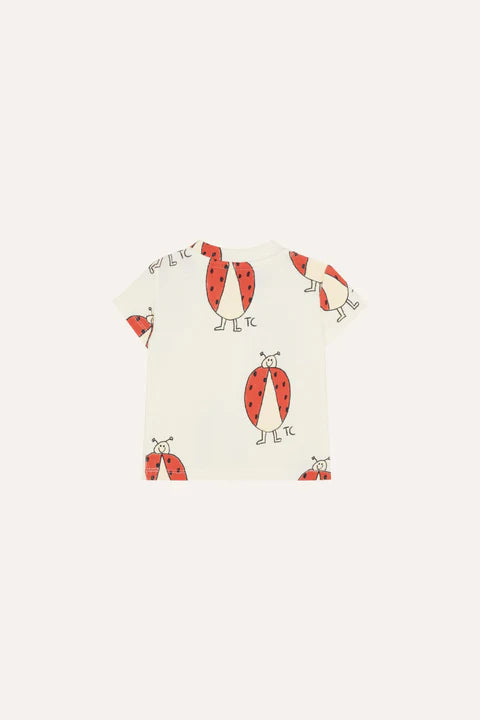 (Pre-Order)The Campamento Ladybug Allover Ecru Baby Tshirt