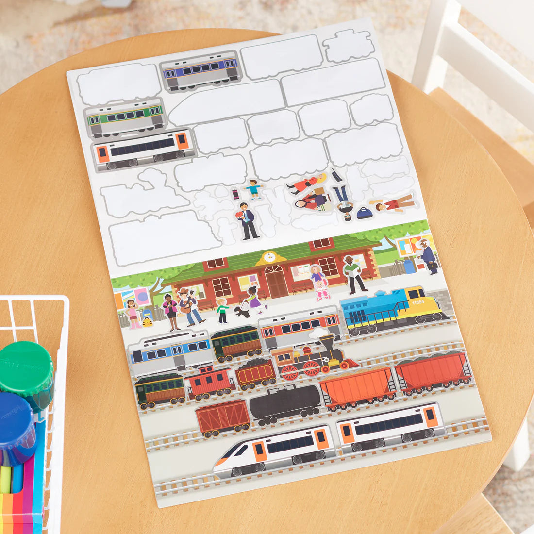 (Pre-Order) Melissa & Doug Reusable Sticker Pad - Vehicles