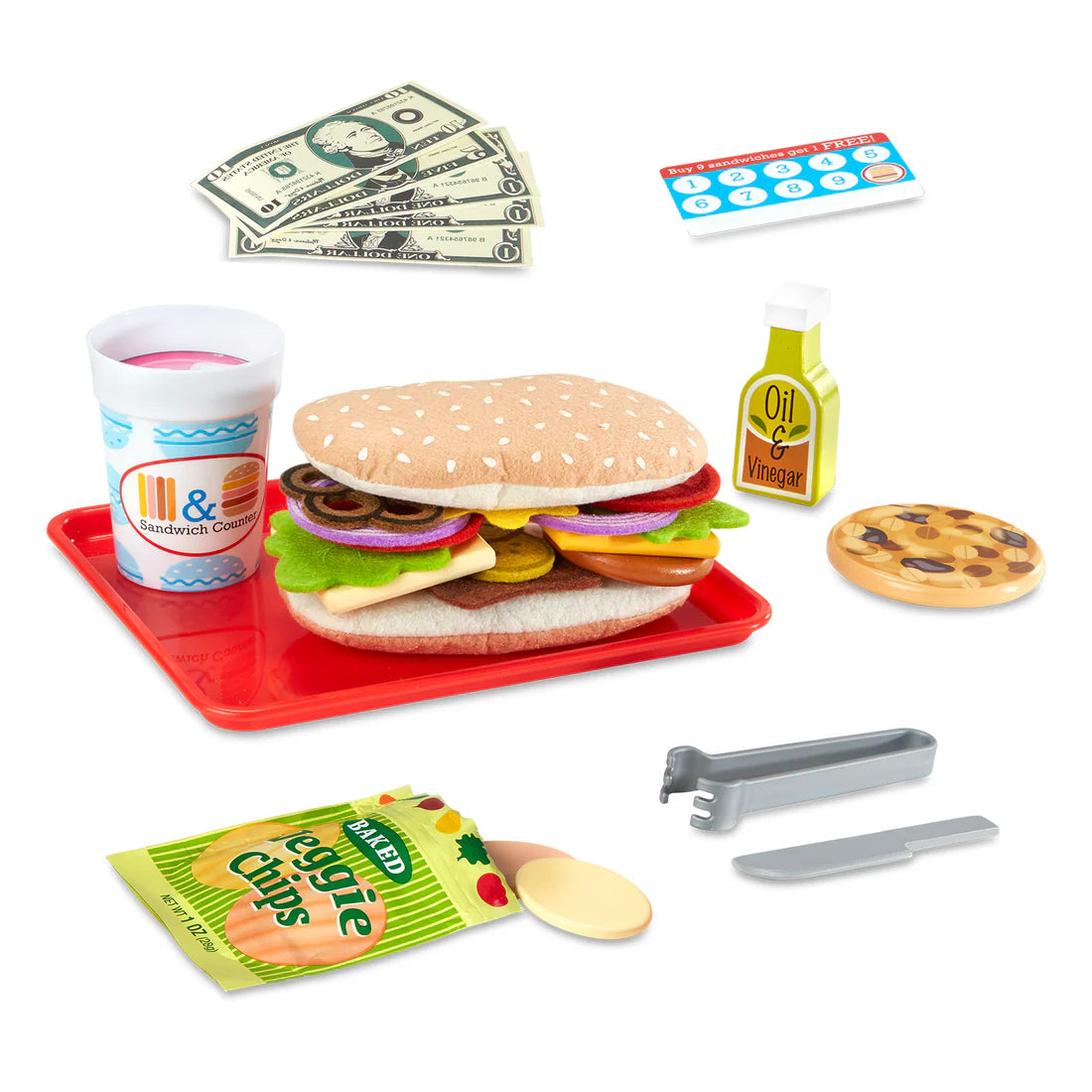 (Pre-Order) Melissa & Doug Slice & Stack Sandwich Counter