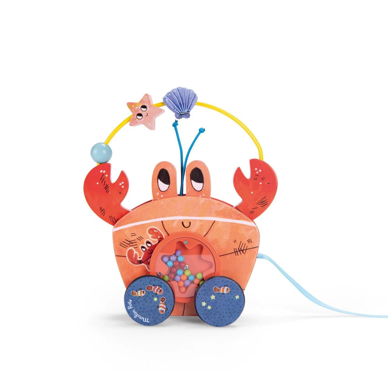 (Pre-Order) Moulin Roty Crab Pull Along Toy