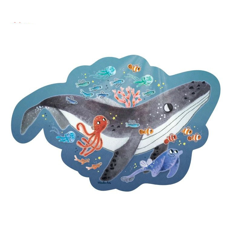 (Pre-Order) Moulin Roty Puzzle gigante ballena Paulie