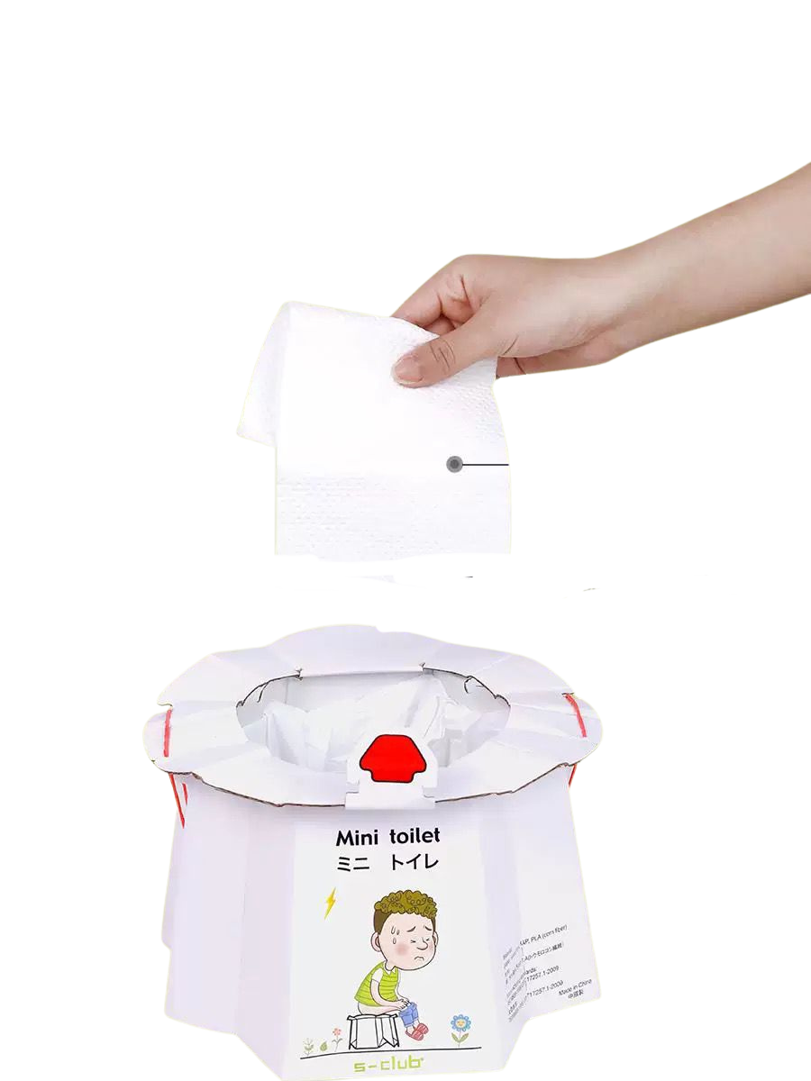 (Pre-Order) Kids Mini Toilet (Portable) One Time Use