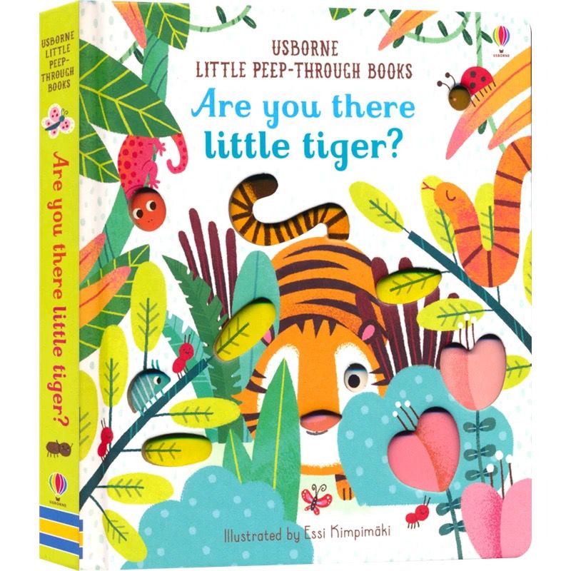 (Pre-Order) Usborne Little Peep-through Books Are you there little tiger