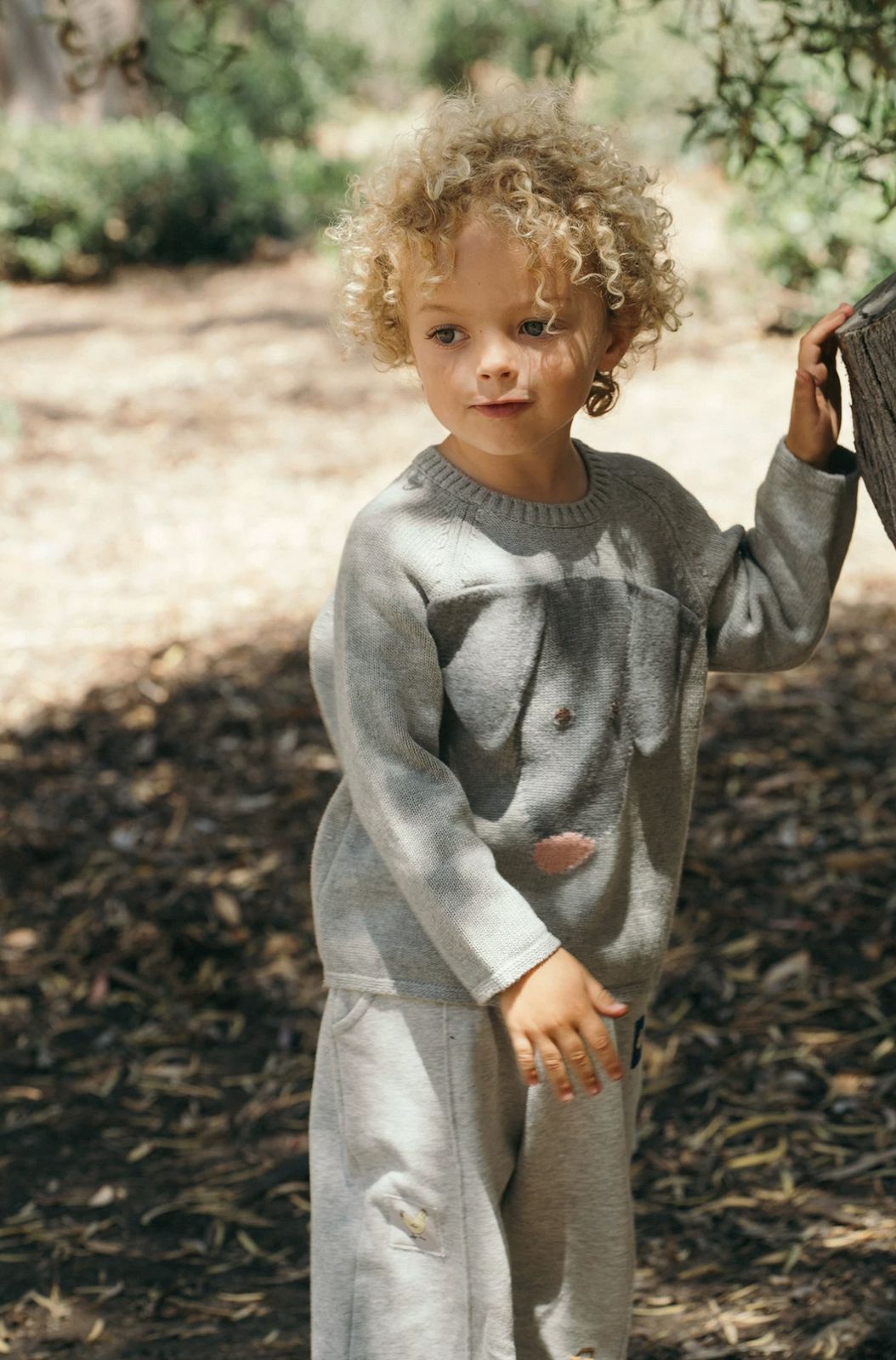 (Pre-Order) White Wheat Mouse Sweater
