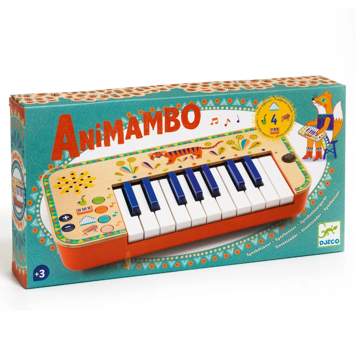 Djeco Animambo Synthesizer - Keyboard for Kids
