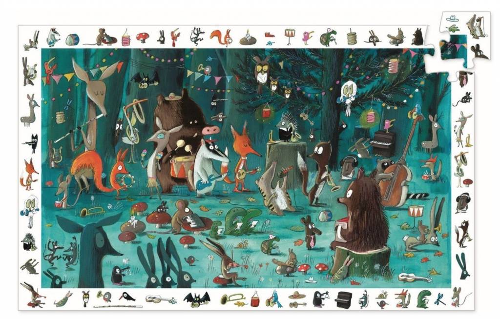 (Pre-Order) Djeco The Orchestra - puzzle of 35 pieces