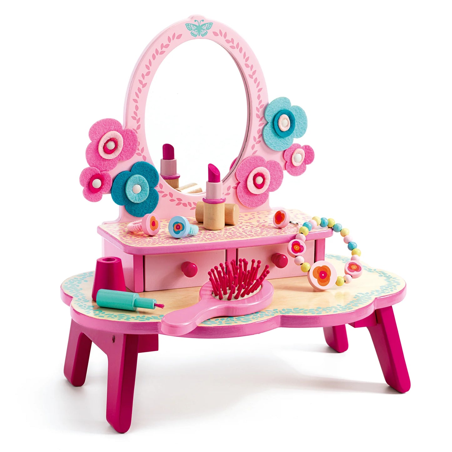 (Pre-Order) Djeco Floras Wooden Dressing Table