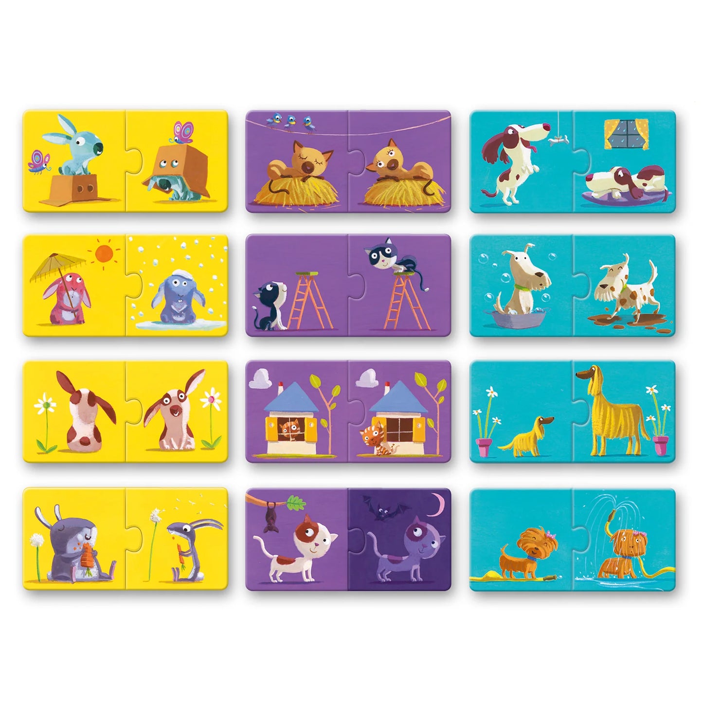 (Pre-Order) Djeco Opposites Puzzle Duo