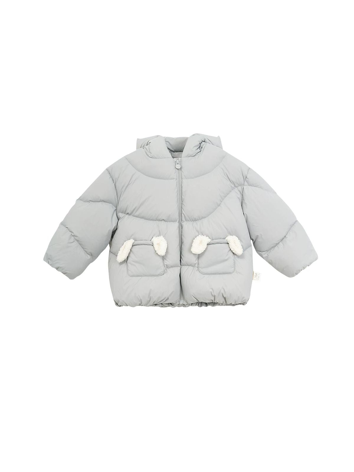 (Pre-Order) White Wheat Grey Bunny Jacket