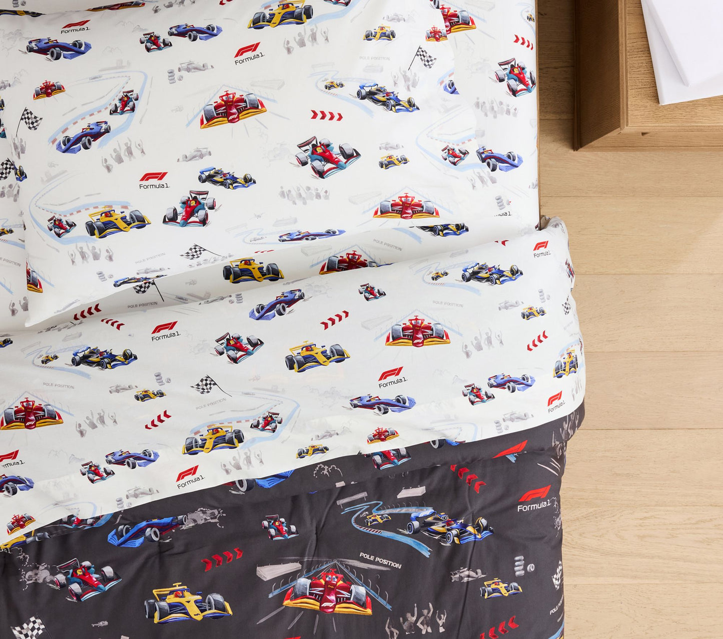 (Pre-Order) Pottery Barn Kids Formula 1® Organic Sheet Set