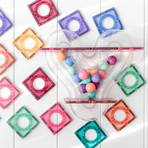 (PRE-ORDER) CONNETIX Pastel Ball Run Pack 106 pc