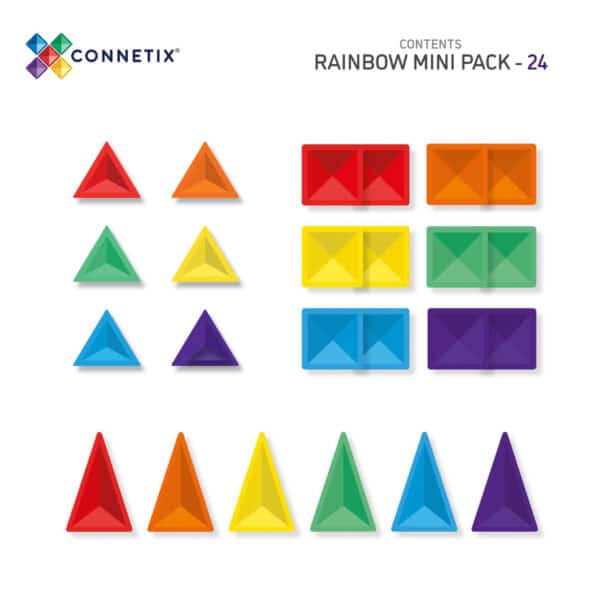 (PRE-ORDER) CONNETIX Rainbow Mini Pack 24 pcs